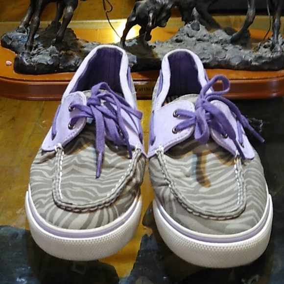 Sperry Shoes - Sperry Top-Sider Zebra print Size 9